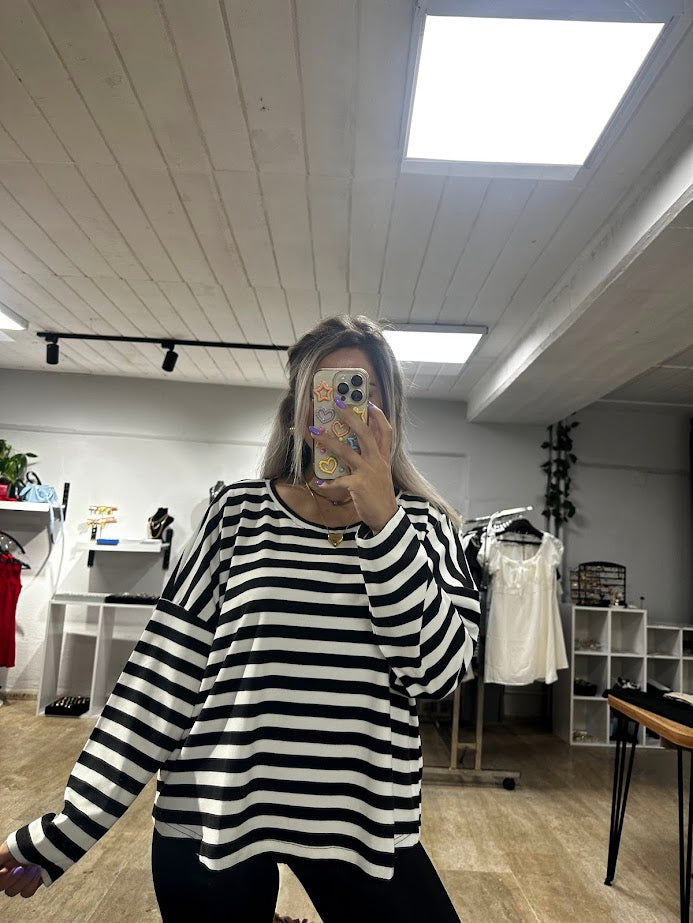 Cizgili Sweat-shirt