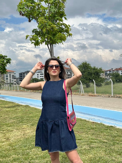 Denim Elbise