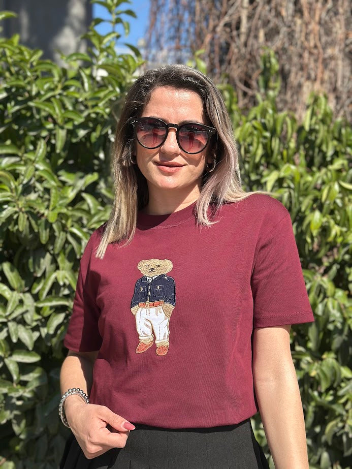 Teddy Baskılı T-shirt