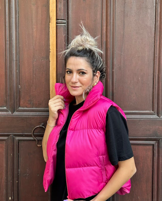 Pembe Şişme Yelek