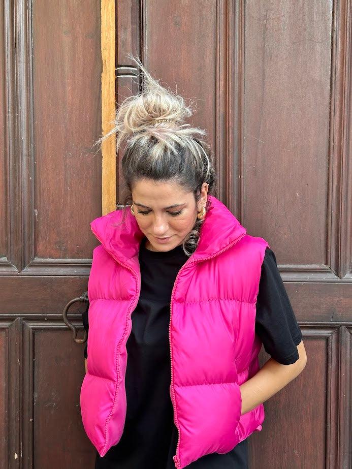 Pembe Şişme Yelek