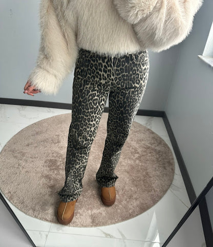 Zara Leopar Pantolon